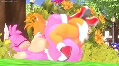 Watch the sexy duo Amy and Tails make sweet love music together in this hot hentai porn video!