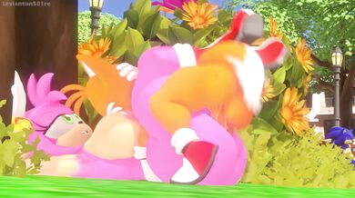 Watch the sexy duo Amy and Tails make sweet love music together in this hot hentai porn video!