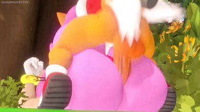 Watch the sexy duo Amy and Tails make sweet love music together in this hot hentai porn video!