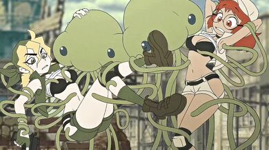 Hentai Schoolgirls Take on Giant Mecha Monsters in Metal Slug Girls [Kyde]