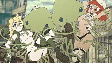 Hentai Schoolgirls Take on Giant Mecha Monsters in Metal Slug Girls [Kyde]
