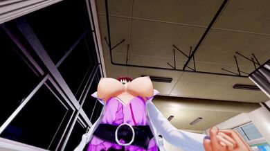 The hot teacher was spying on her students having sex with their step-mother, and now she wanted in!