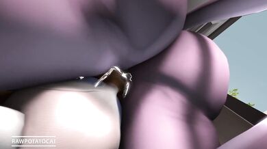 Blazing hot night with Rouge and her friend