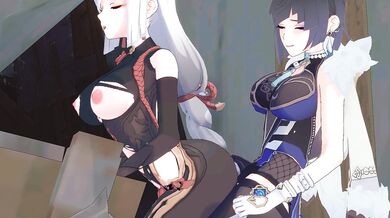 Genshin Impact - Yelan and Shenhe in The Chasm