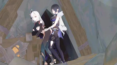 Genshin Impact - Yelan and Shenhe in The Chasm