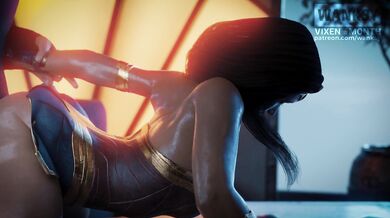 Watch as Wonder Woman tanks it up with her favorite band, Wanksy, in this erotic parody of the iconic superhero!