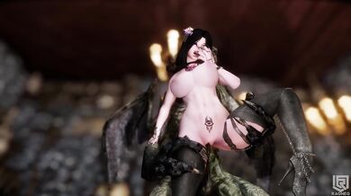 The necromancer uses his dark magic to bring back the dead, but it is the gargoyle who truly controls them