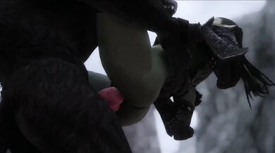 Elf maiden knocks out the beastly brute and discovers a hidden talent