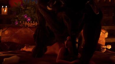 ELF WIFE CHEATS WITH MINOTAUR Wild Life