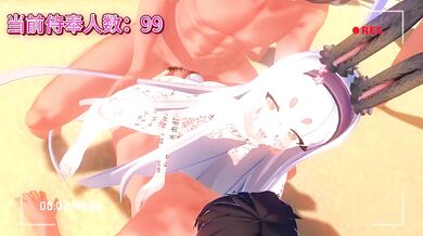 Ais darling dance in Azure Island style, with a twist of hentai elements