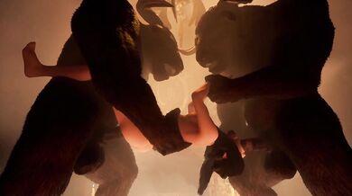 The Elf Wife Takes Two Minotaurs in the Wild!