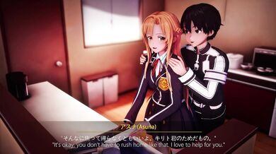 Hardcore NTR In SAO 02 - Asuna Fucked By A Lanzfhof