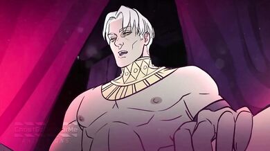 Watch as Hades and Zagreus take Thanatos on a wild ride of pleasure and pain in this epic hentai porn video!