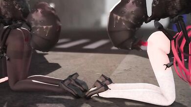 Watch the insect invasion of a young lady who gets fucked by giant cockroaches in this hentai porn video!