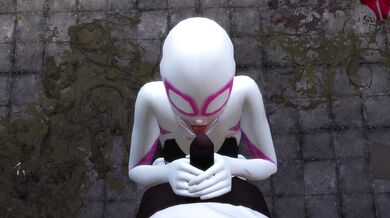 Gwen Stacy Fucks Big Black Cock (Sims 4)