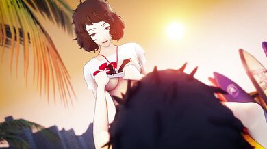 Busty Asian Slut Gets Her Tits Banged by a Stranger in the Bathroom Stall