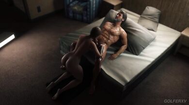 The Sexy Adventure of Joel and Ellie with Golfers - Hole in One!