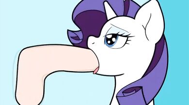 Rarity gives a blowjob with voice acting, brought to you by KumaKum Animation
