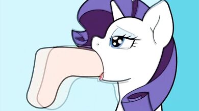 Rarity gives a blowjob with voice acting, brought to you by KumaKum Animation