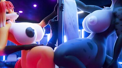 Watch as Martin enjoys a sexy, wet and wild time in the pool with his two hot babes!