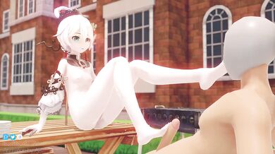 MILF Theresa cant resist her desires and masturbates to a random man in the street - AKT