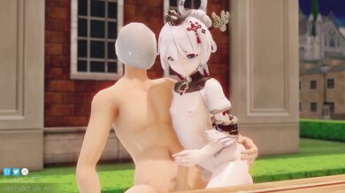 MILF Theresa cant resist her desires and masturbates to a random man in the street - AKT