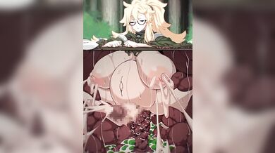 A futa undergoes a mind-blowing transformation with the help of her sexy buckethead partner, leading to an erotic and passionate encounter