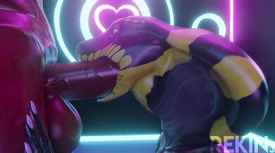 Hentai anime masterpiece Cherry X Saryn gets a long 3D animation treatment by Rekin3D