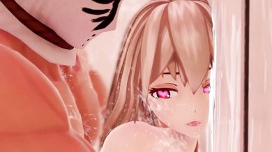 Watching her get soaking wet, Lovemax cant resist taking his shower sex to the next level