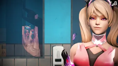 WARNING: This is a HENTAI VIDEO! Watch how Overwatchs General Butch gets fucked hard by Fortnites Stormtroopers in this epic intergalactic orgy