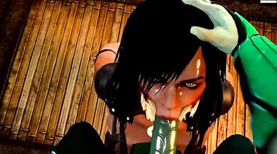 Watch Mileena enjoy a juicy blowjob from her best friend in Ver1 2 (Friendship) edition