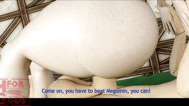 Yunyuns Superiority in Kono Subarashii: Gods Blessing on This Wonderful World! Hentai Porn Parody