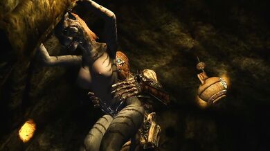 Seduced and Enslaved by the Giants: A Tale of Khajiit Brats Meeting Their Match in Draugr Lust