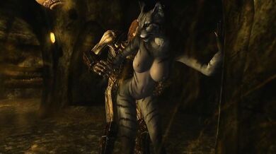 Seduced and Enslaved by the Giants: A Tale of Khajiit Brats Meeting Their Match in Draugr Lust