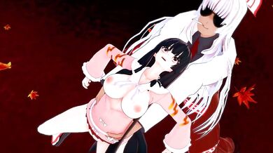 Erotic Adventures of the Tale of Gourd Seed: Kaguya and the Demon-Snake Princess Mokou, A Sensual Revenge Porn