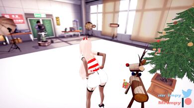 Hardcore Holidays: Chainsaw Man Gets Fucked from Behind by Santa Claus (MrImpy)