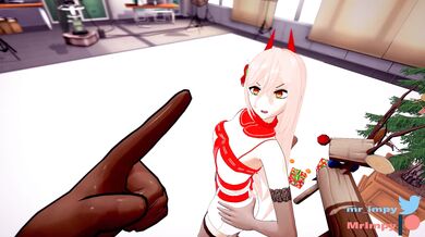 Hardcore Holidays: Chainsaw Man Gets Fucked from Behind by Santa Claus (MrImpy)