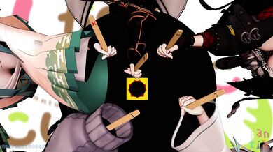 "Strip Poker with Shikanoko and the HoloLens! A Game in Progress"