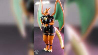 Watch as this Charmeleon takes on the role of a dominating trainer, forcing her loyal Pokemon to submit to her every whim!