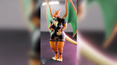 Watch as this Charmeleon takes on the role of a dominating trainer, forcing her loyal Pokemon to submit to her every whim!