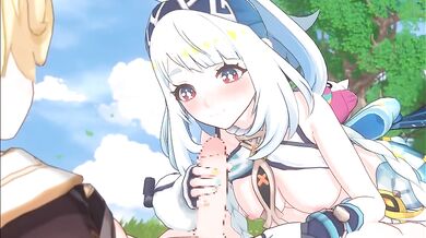 'The traveler Yuluer plunges his cock deep into Mualani's juicy pussy'