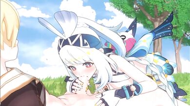 'The traveler Yuluer plunges his cock deep into Mualani's juicy pussy'