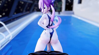 '"Hentai-chan" - Swimming Suit & Close Up Porn Video'