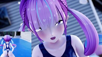 '"Hentai-chan" - Swimming Suit & Close Up Porn Video'