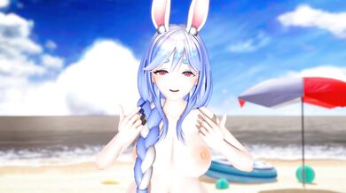 "Watch as Pekora pisses on her mother while they dance together in a heart-shaped pool!"