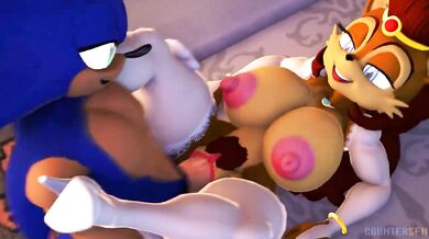 'Sonic's Raging Lust for Sally's Mom in the Kitchen'