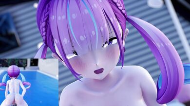 '"Aqua-chan: Naked and Close Up" [Uncensored]'