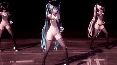 "Erotic Embrace of Miku: The Conqueror's Sensual Dance"