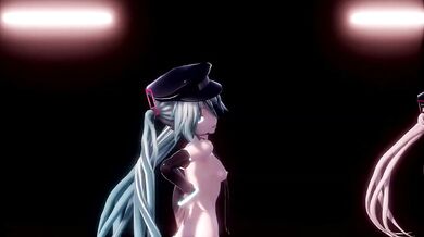 "Erotic Embrace of Miku: The Conqueror's Sensual Dance"