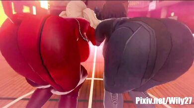 'Two-in-One Twerk with Ann Takamaki and Makoto Nijima'